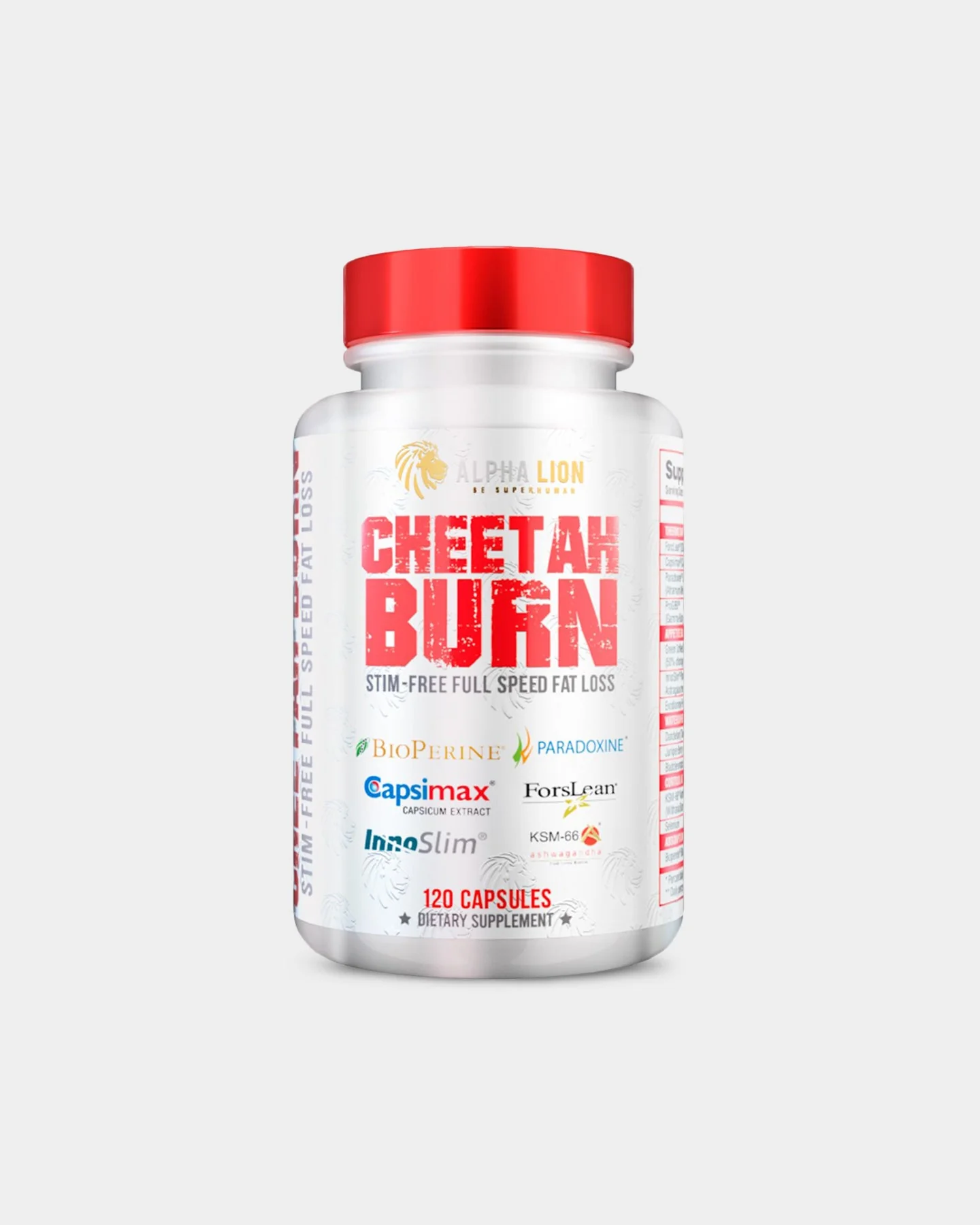 Alpha Lion Cheetah Burn Stim-Free Fat Burner