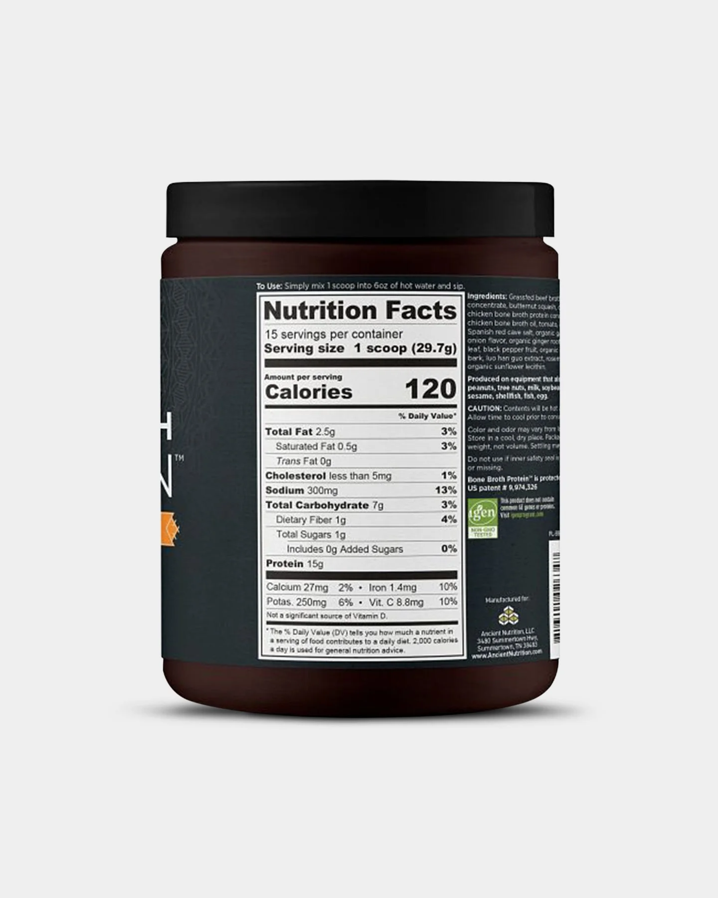 Ancient Nutrition Bone Broth Protein - 15g - Image 11