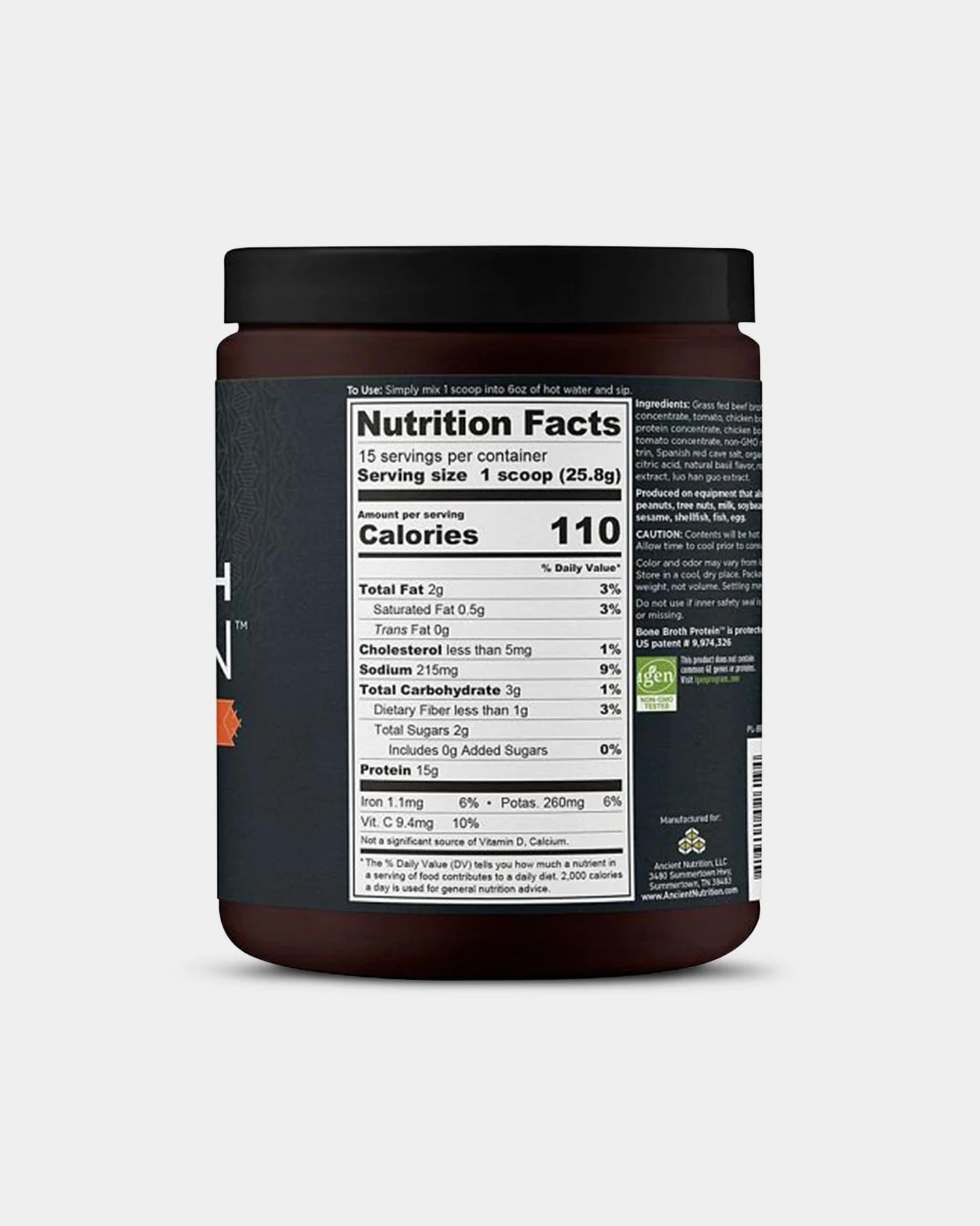 Ancient Nutrition Bone Broth Protein - 15g - Image 3