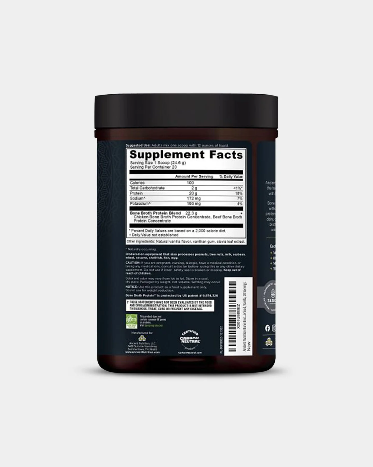 Ancient Nutrition Bone Broth Protein - 20g - Image 14
