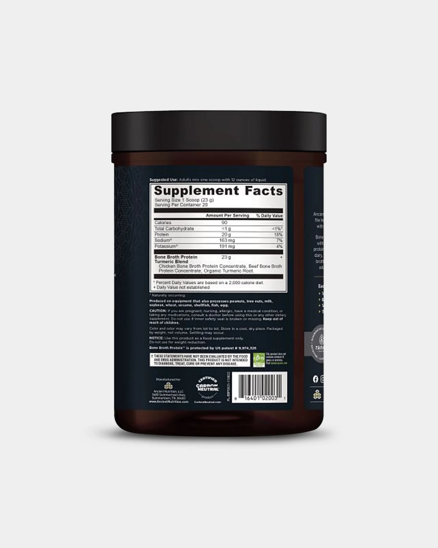 Ancient Nutrition Bone Broth Protein - 20g - Image 17