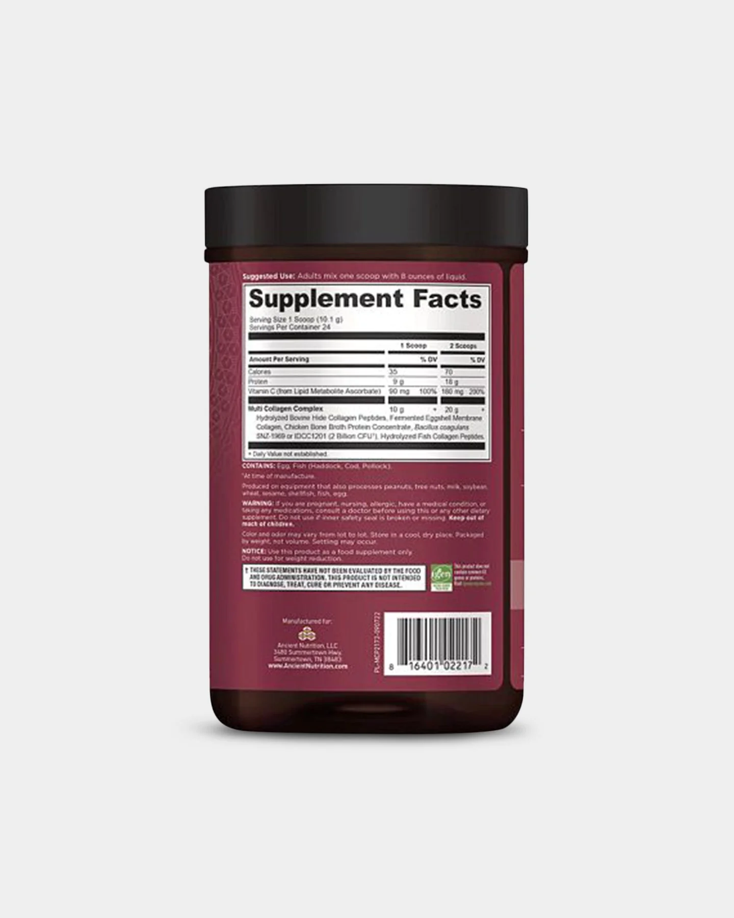 Ancient Nutrition Multi Collagen Protein - 20g - Image 15