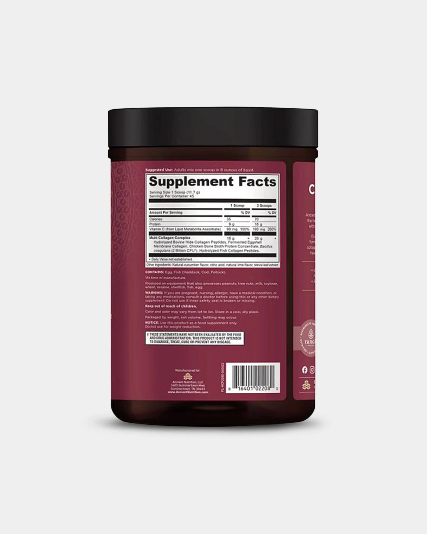 Ancient Nutrition Multi Collagen Protein - 20g - Image 18