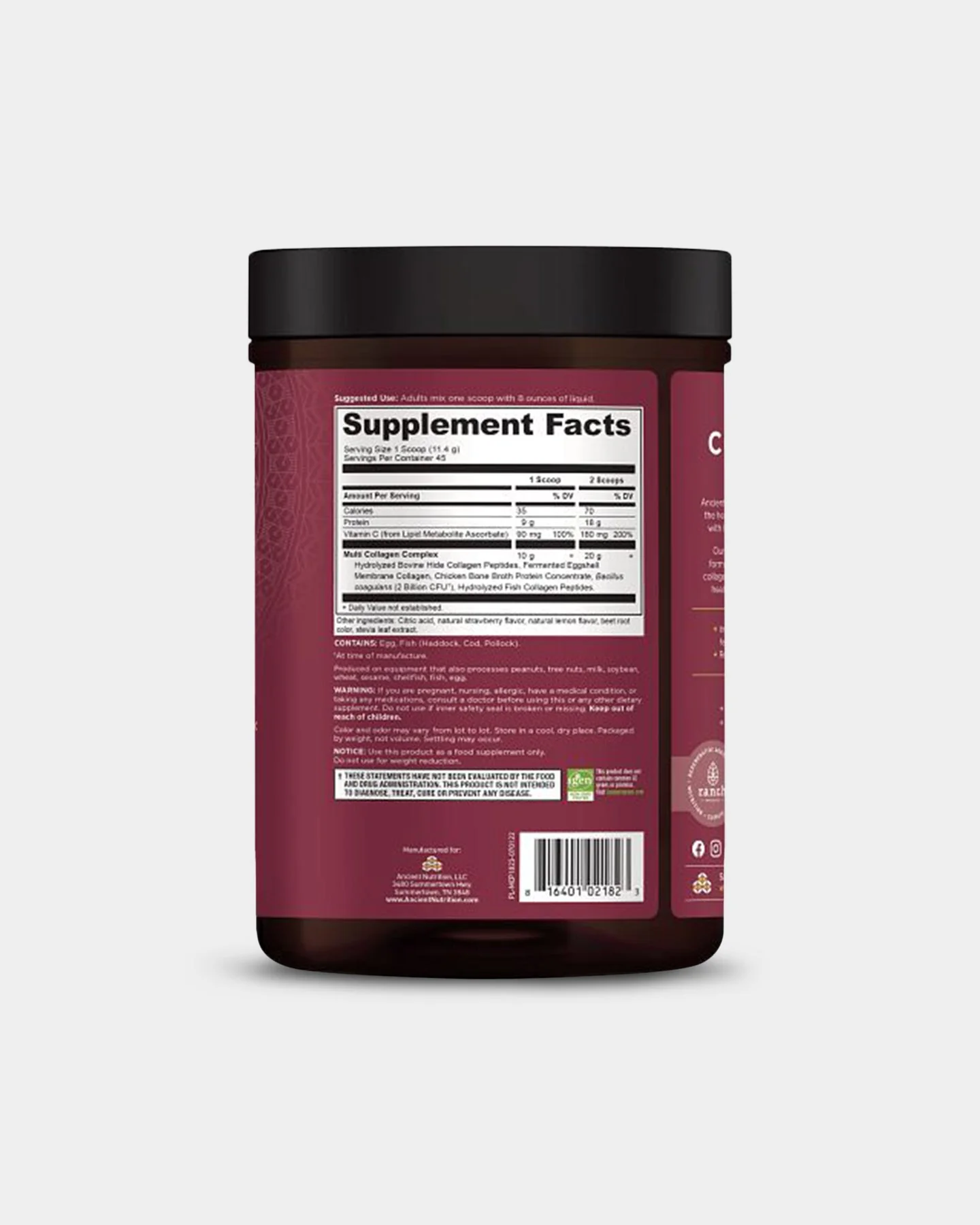 Ancient Nutrition Multi Collagen Protein - 20g - Image 3
