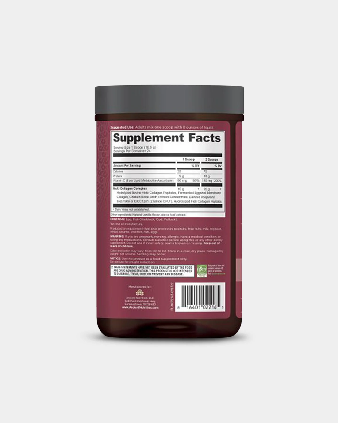Ancient Nutrition Multi Collagen Protein - 20g - Image 32
