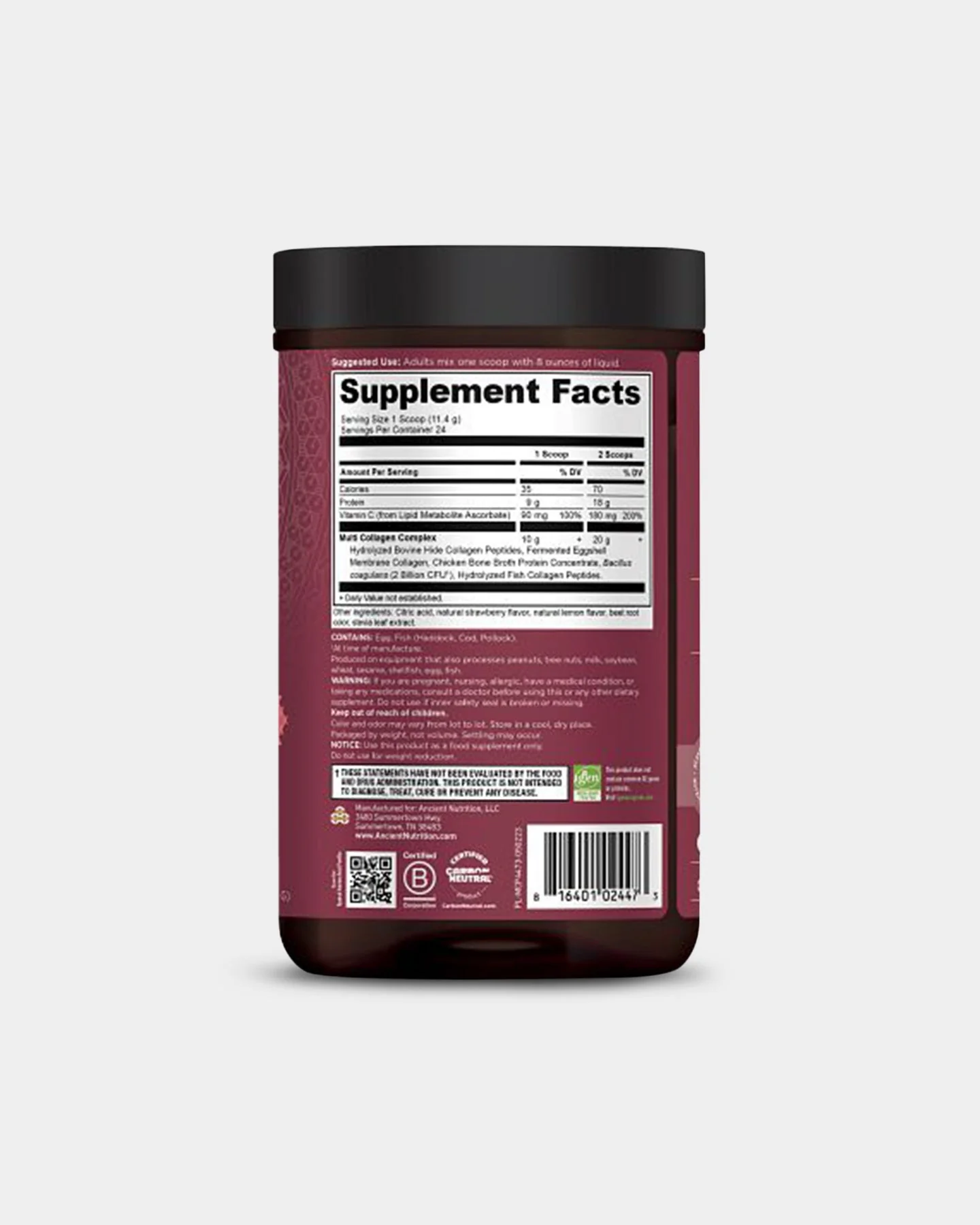 Ancient Nutrition Multi Collagen Protein - 20g - Image 6