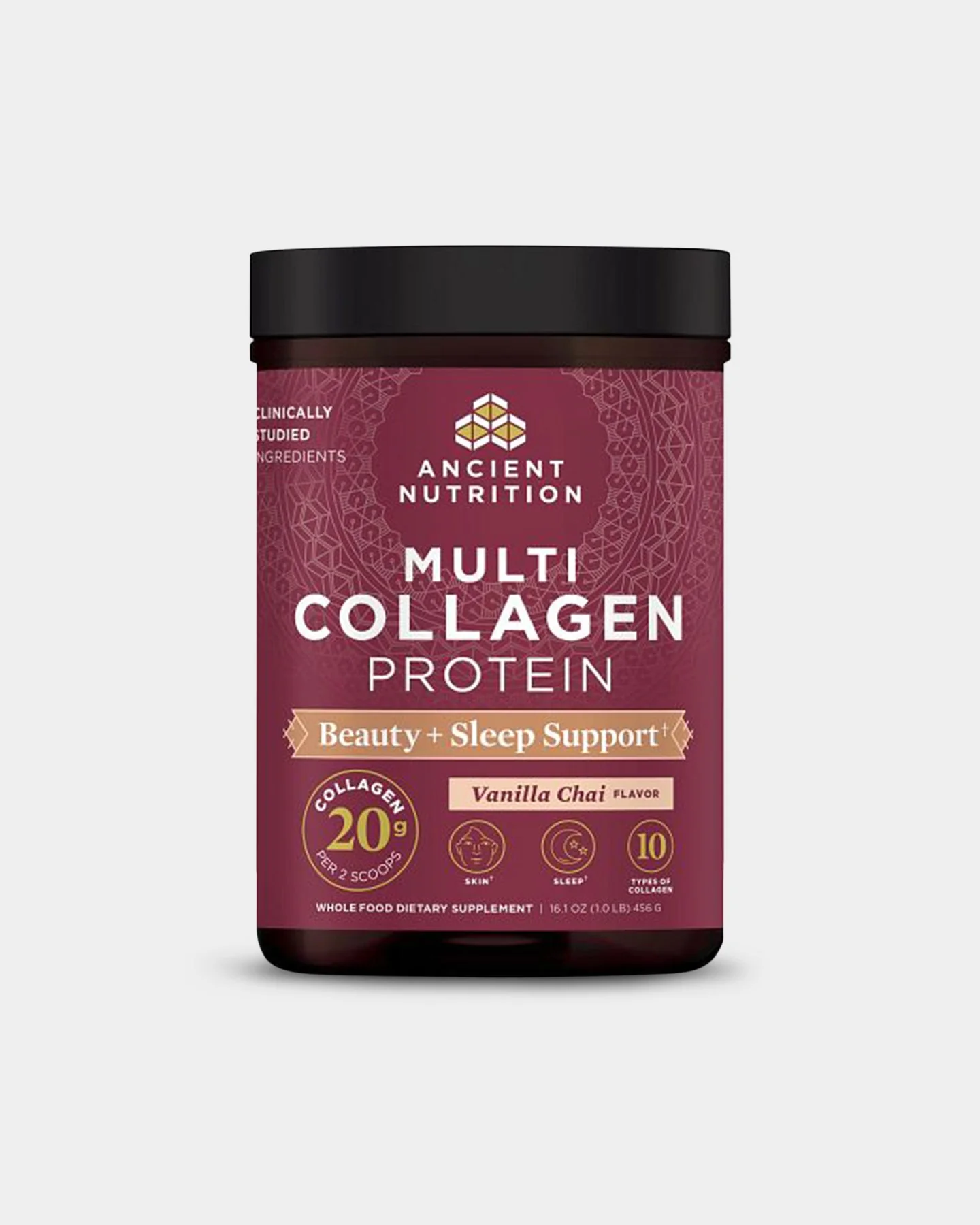 Ancient Nutrition Multi Collagen Protein - Beauty & Sleep Support