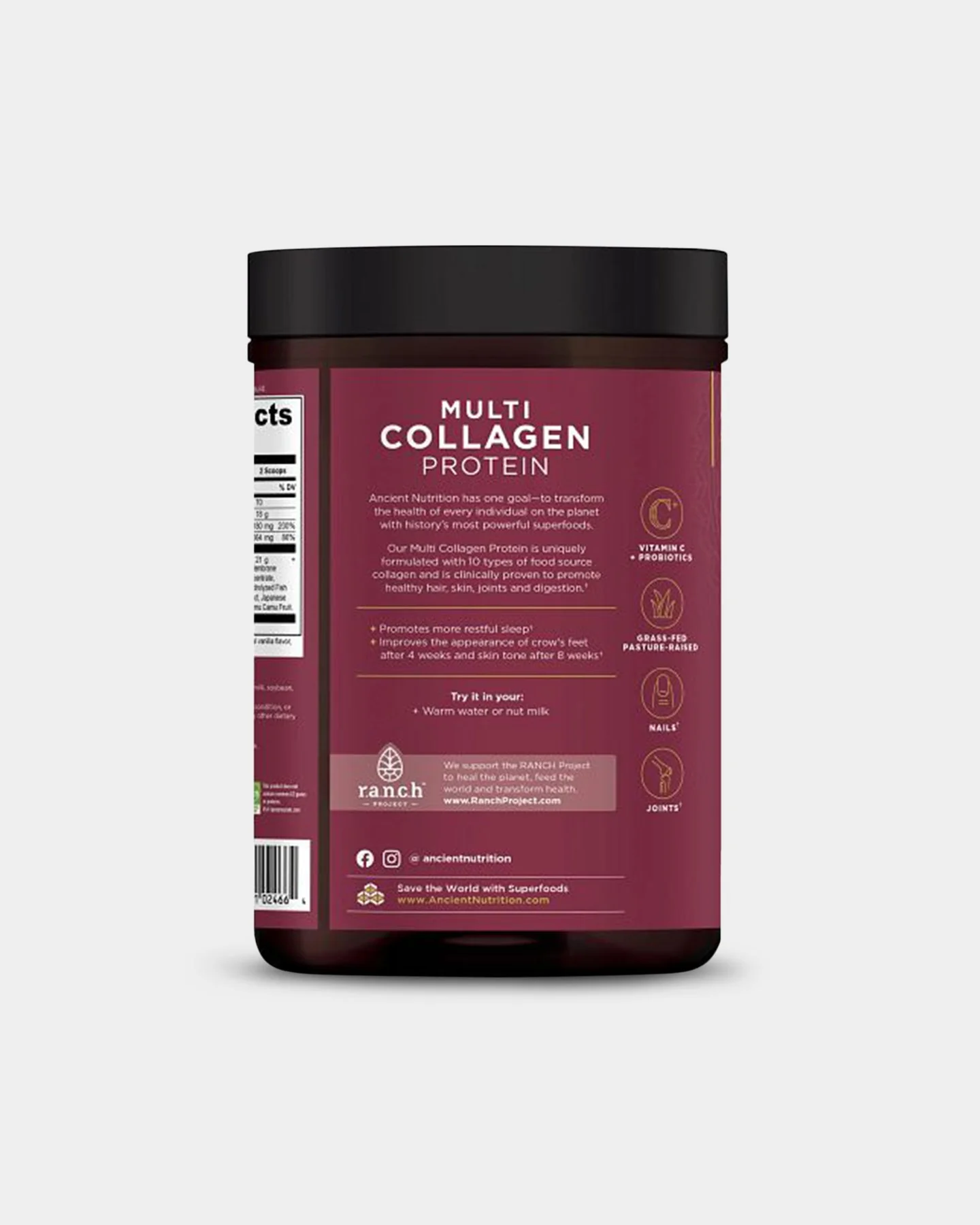 Ancient Nutrition Multi Collagen Protein - Beauty & Sleep Support - Image 3