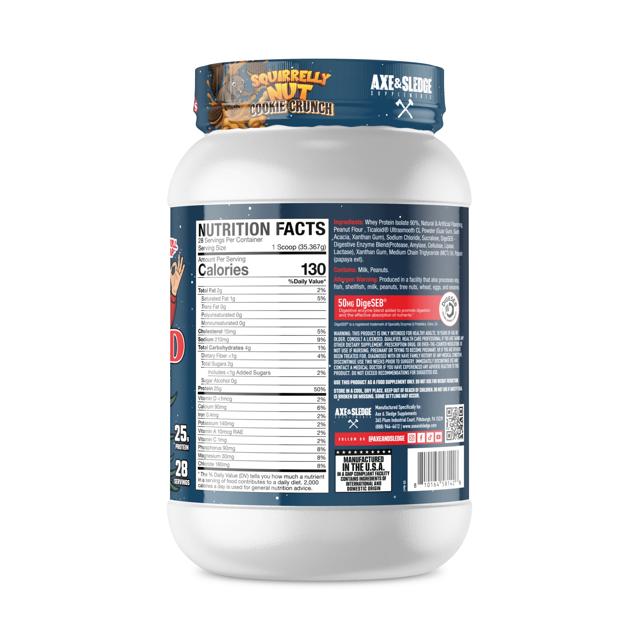 Axe & Sledge Farm Fed 25g Whey Isolate Protein - Image 11