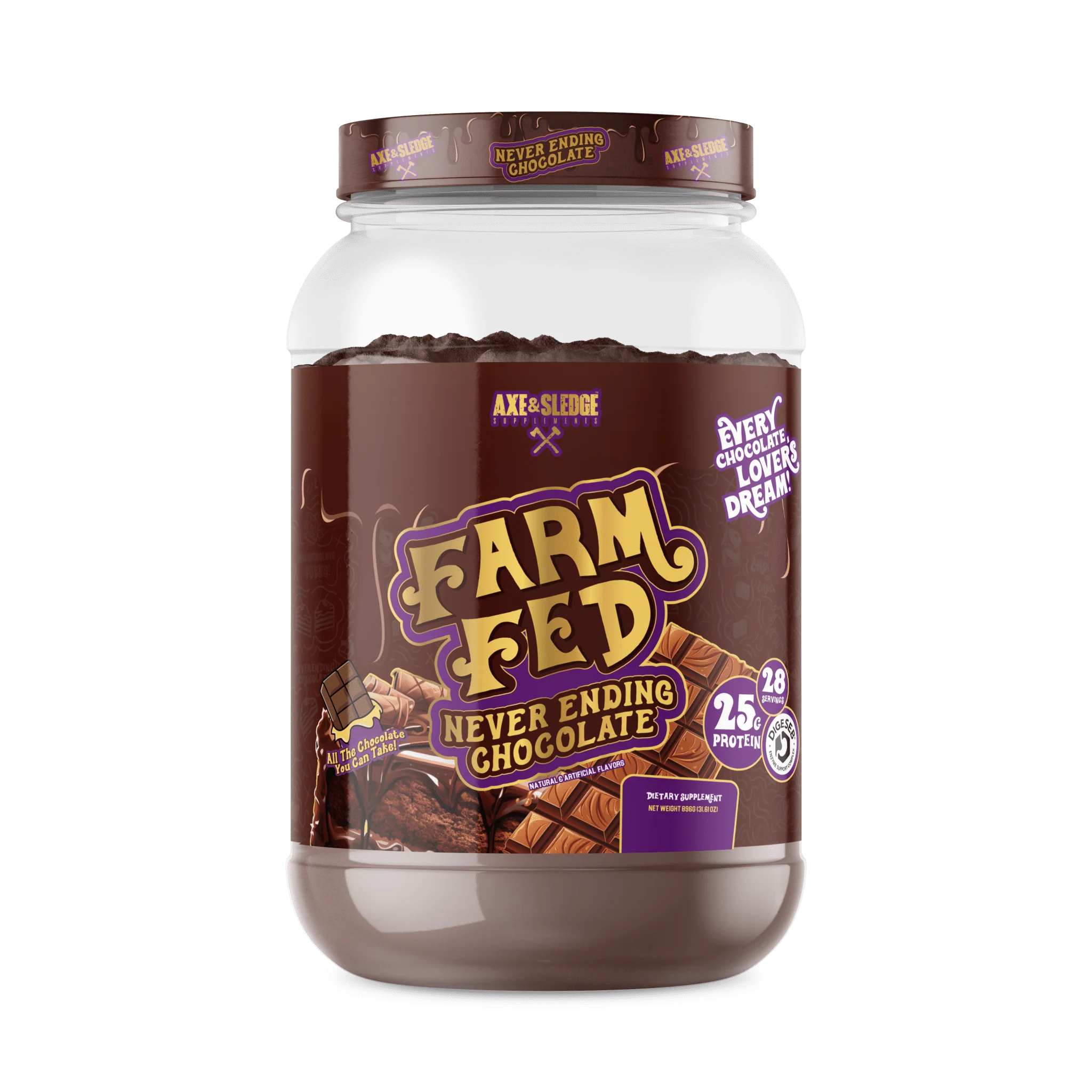 Axe & Sledge Farm Fed 25g Whey Isolate Protein - Image 4