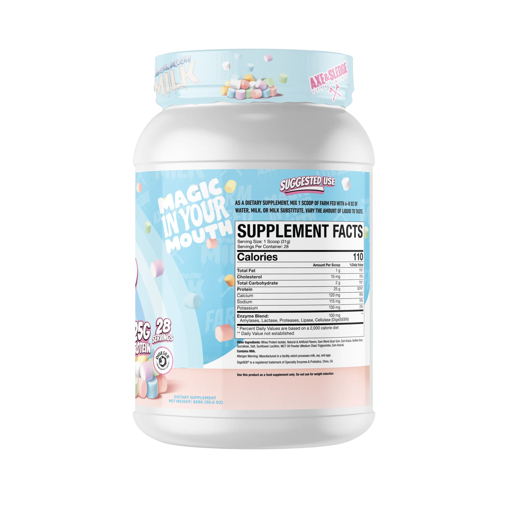 Axe & Sledge Farm Fed 25g Whey Isolate Protein - Image 7