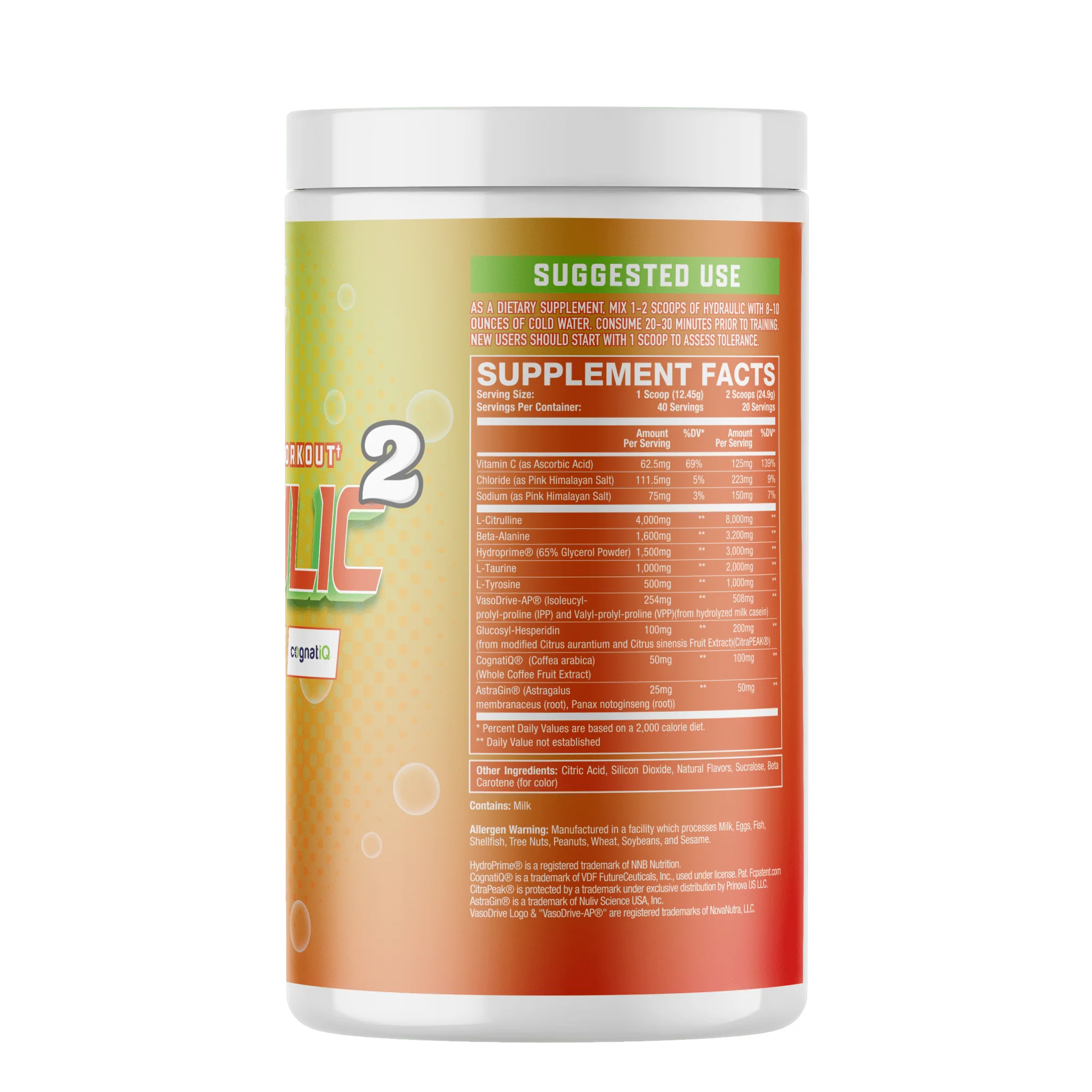 Axe & Sledge Hydraulic V2 Non-Stim Pre-Workout - Image 5