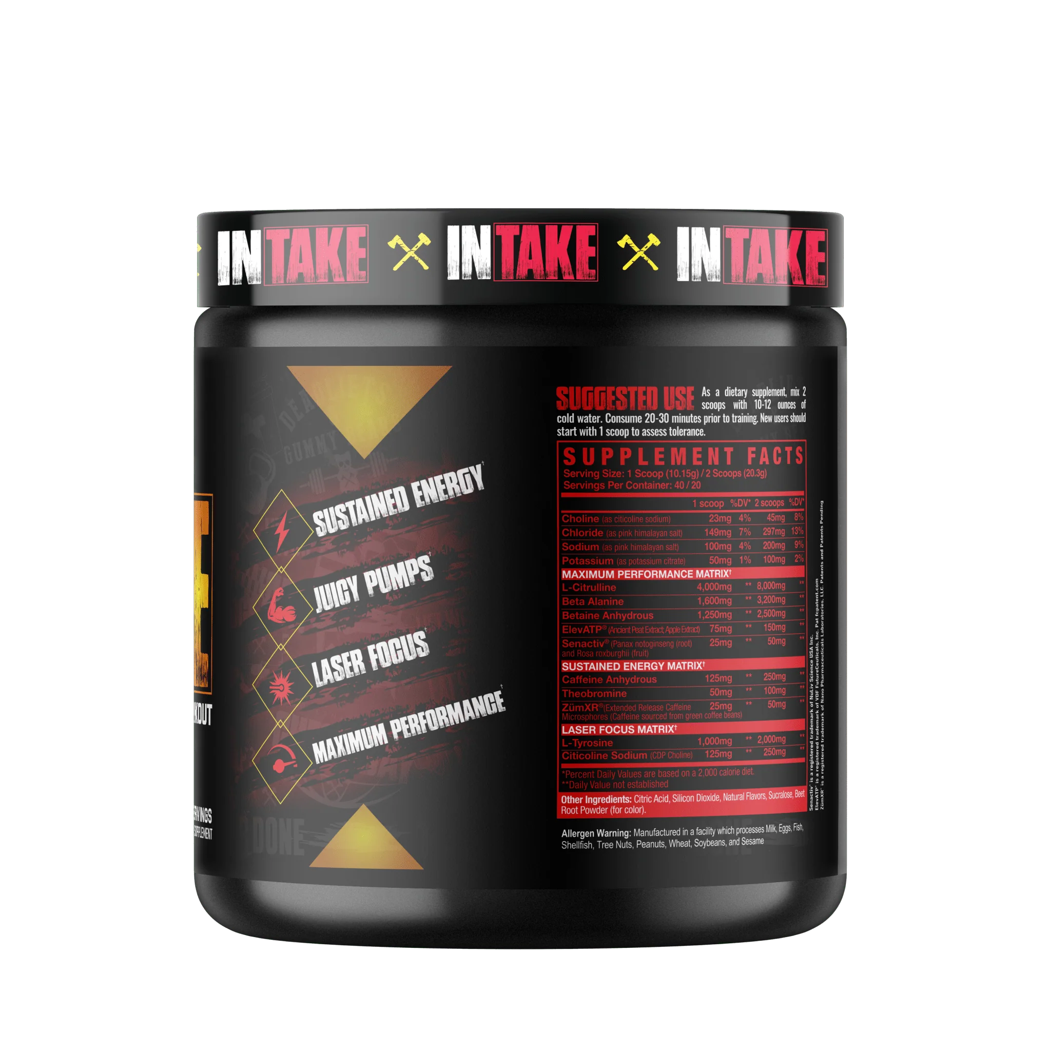 Axe & Sledge Intake All-In-One Pre-Workout - Image 4