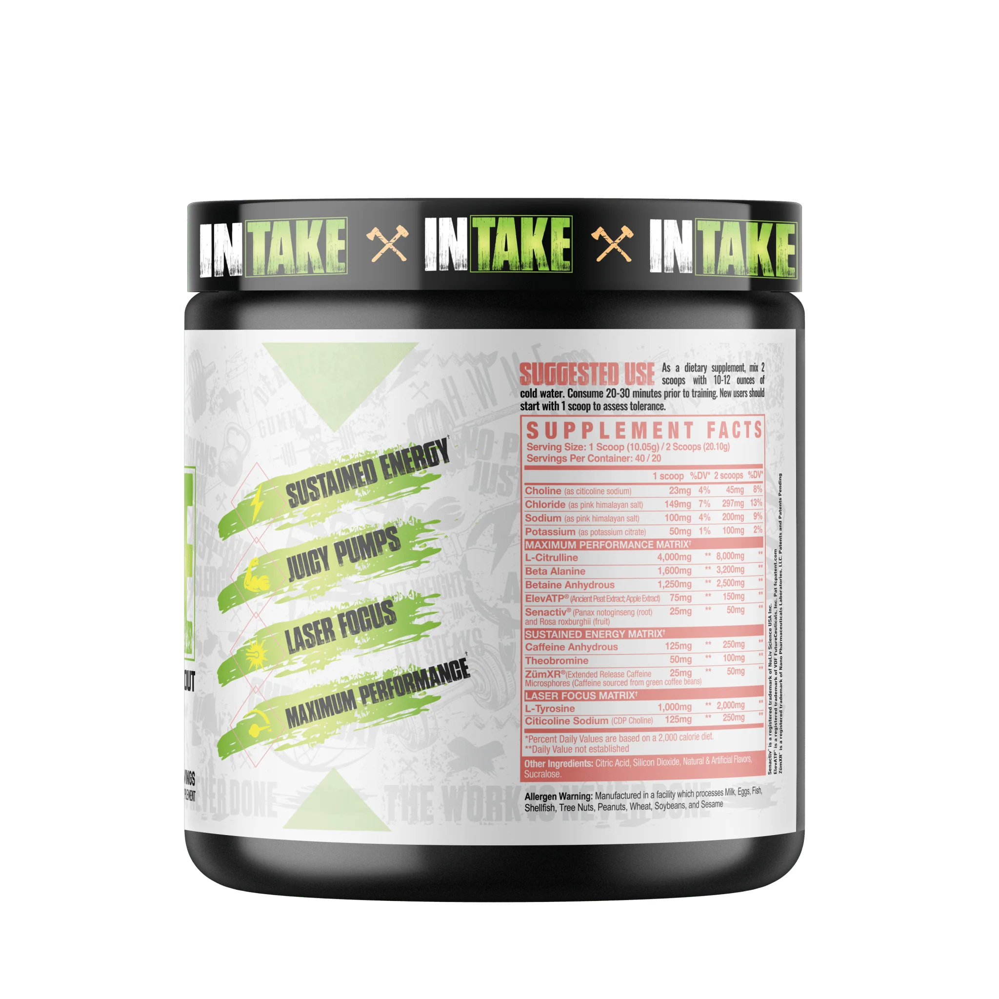 Axe & Sledge Intake All-In-One Pre-Workout - Image 6