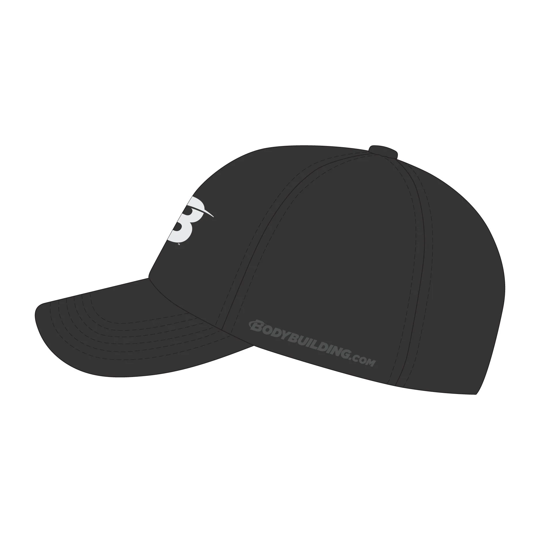 Bodybuilding.com Logo Performance Snapback Hat - Image 11