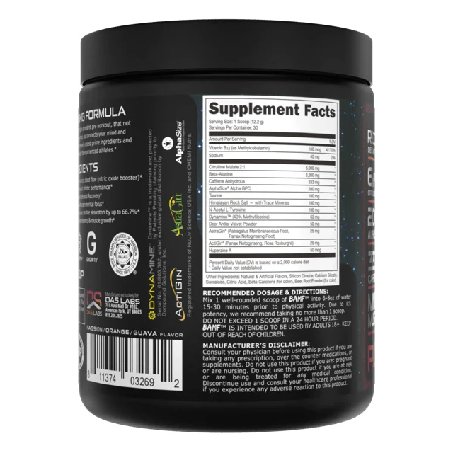 Bucked Up BAMF Nootropic High Stimulant Pre-Workout - Image 12