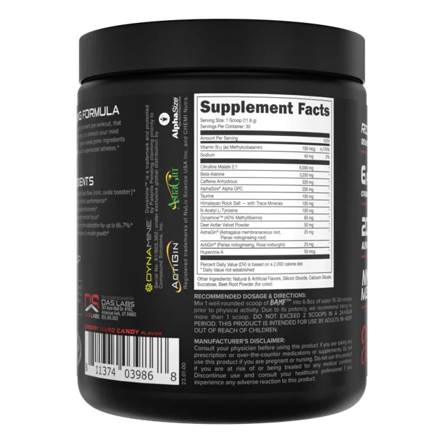 Bucked Up BAMF Nootropic High Stimulant Pre-Workout - Image 14