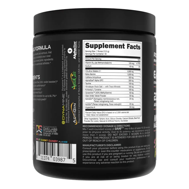 Bucked Up BAMF Nootropic High Stimulant Pre-Workout - Image 22