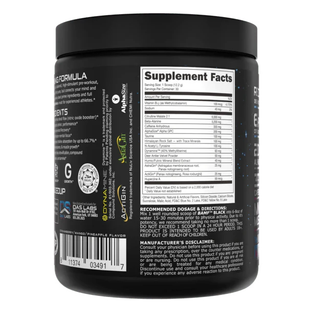 Bucked Up BAMF Nootropic High Stimulant Pre-Workout - Image 26