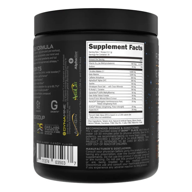 Bucked Up BAMF Nootropic High Stimulant Pre-Workout - Image 28