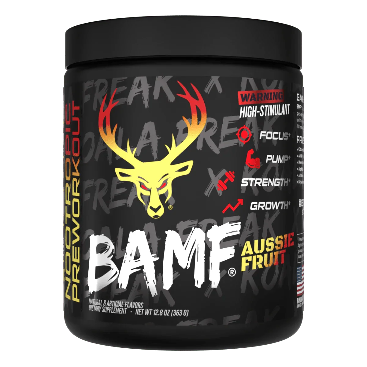 Bucked Up BAMF Nootropic High Stimulant Pre-Workout - Image 29