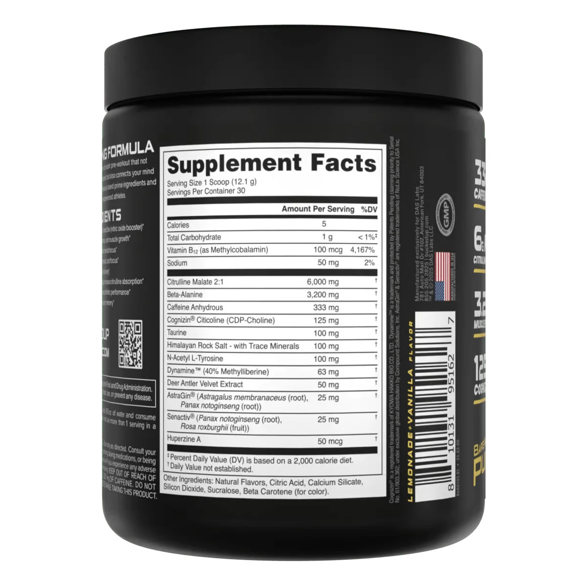 Bucked Up BAMF Nootropic High Stimulant Pre-Workout - Image 8