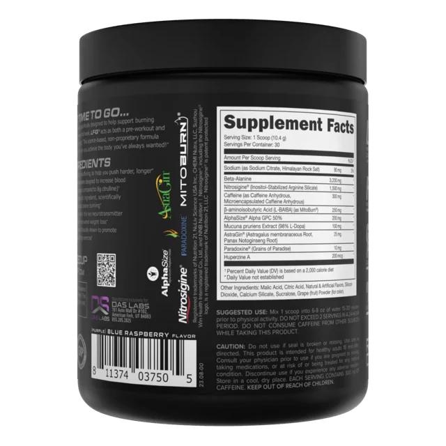 Bucked Up LFG Burn Thermogenic Pre-Workout - Image 10
