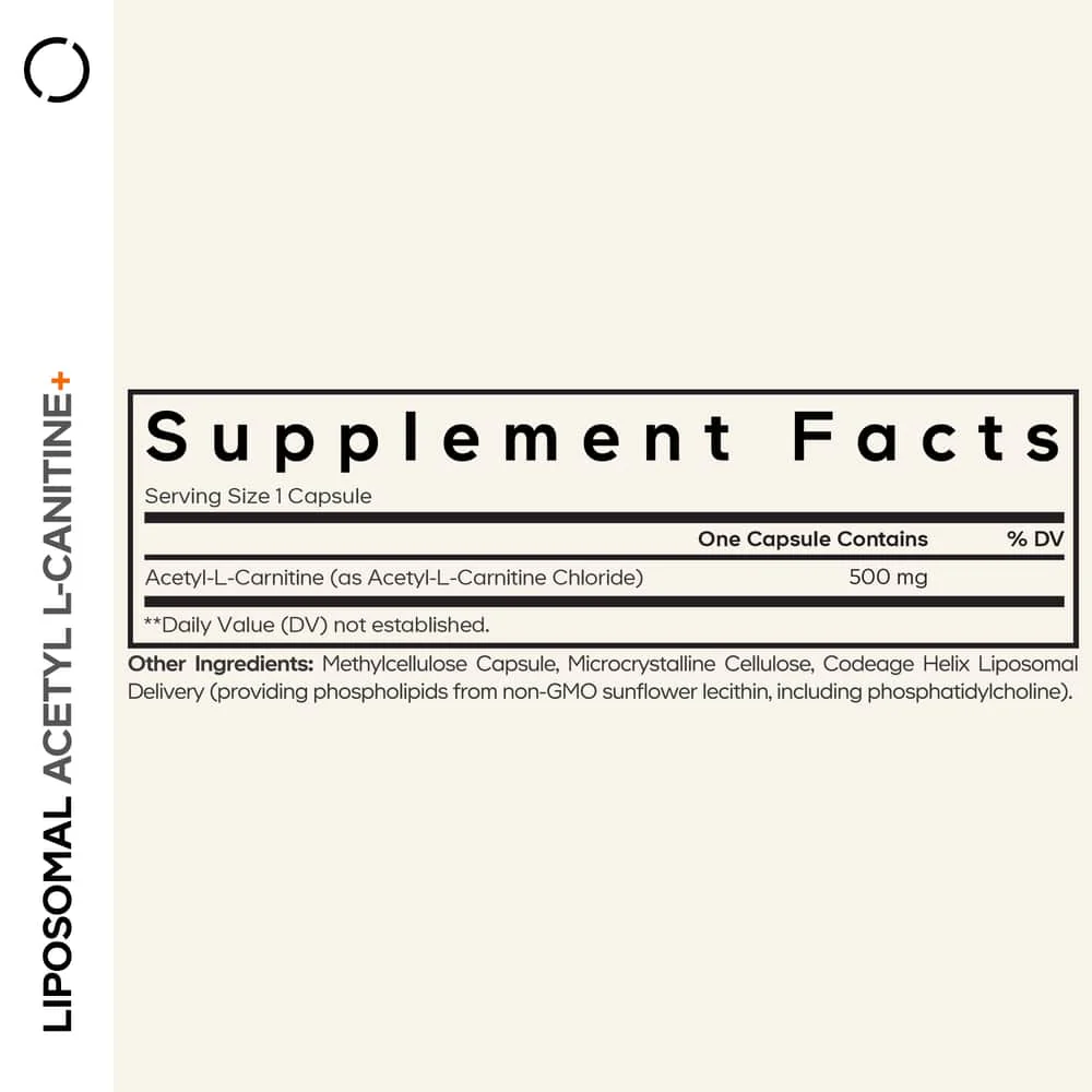 Codeage Acetyl L-Carnitine+ Enhanced Absorption Supplement - Image 2