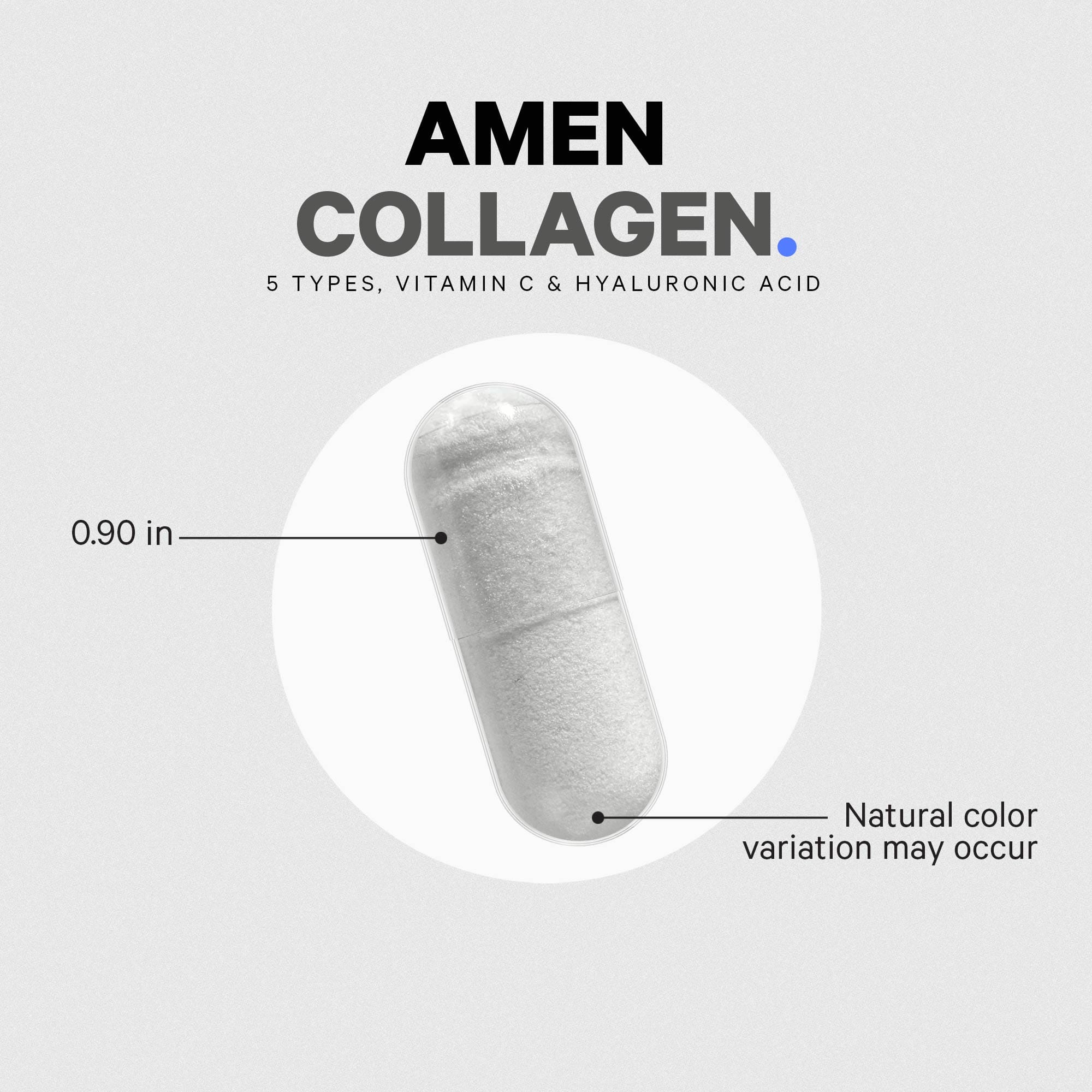 Codeage Amen Grass-Fed Hydrolyzed Collagen Peptides Capsules - Image 5