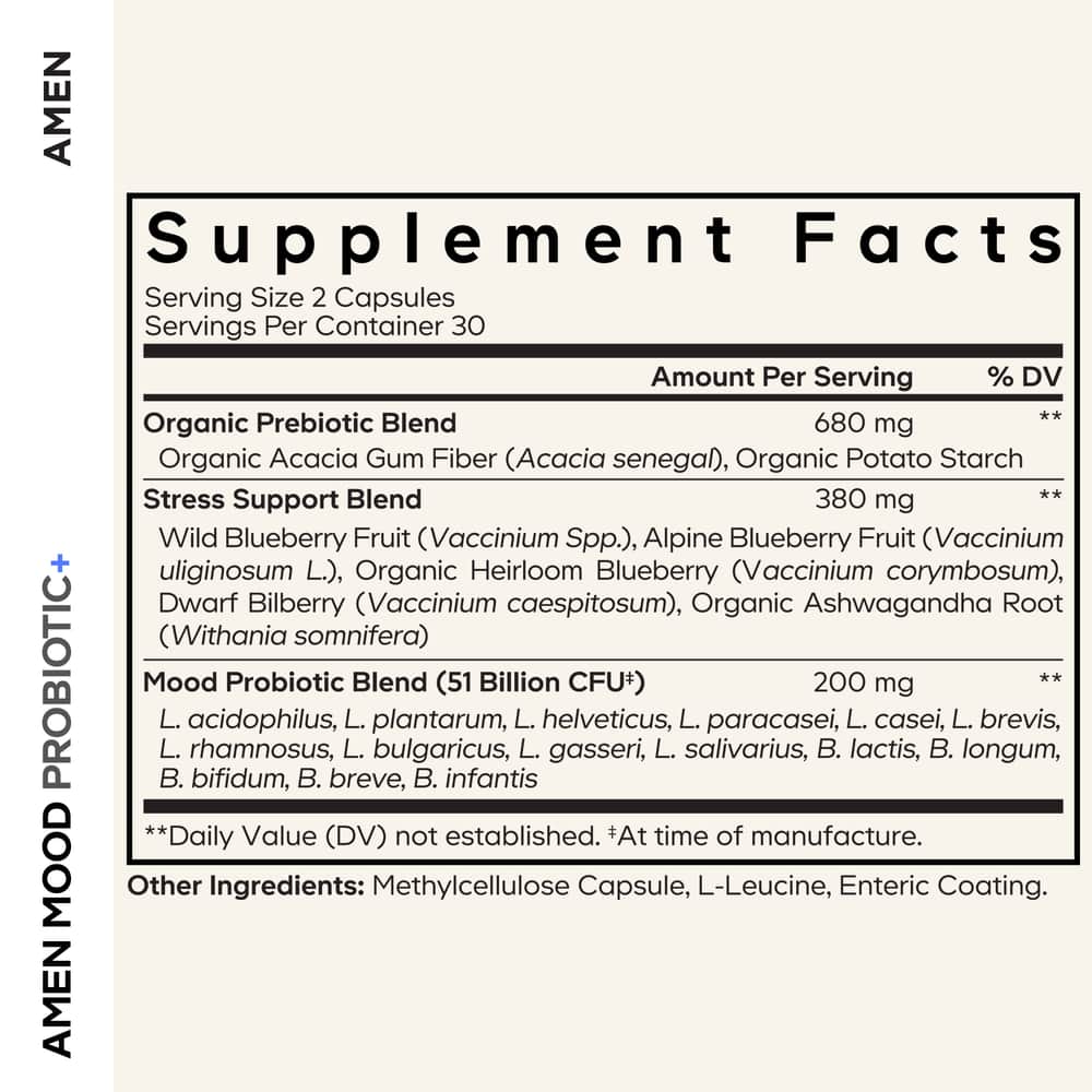 Codeage Amen Mood Probiotic + - Image 2