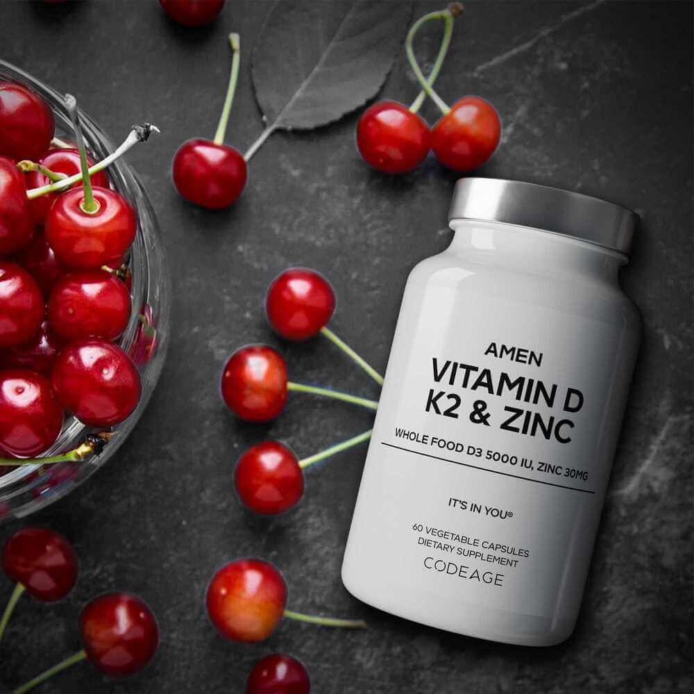 Codeage Amen Vitamin D, K2 & Zinc - Image 4