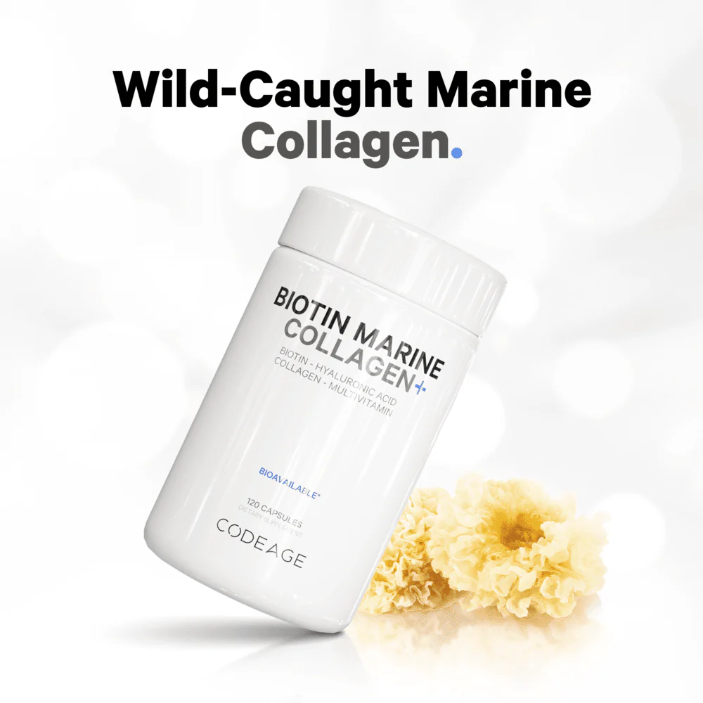 Codeage Biotin Marine Collagen Capsules - Image 3