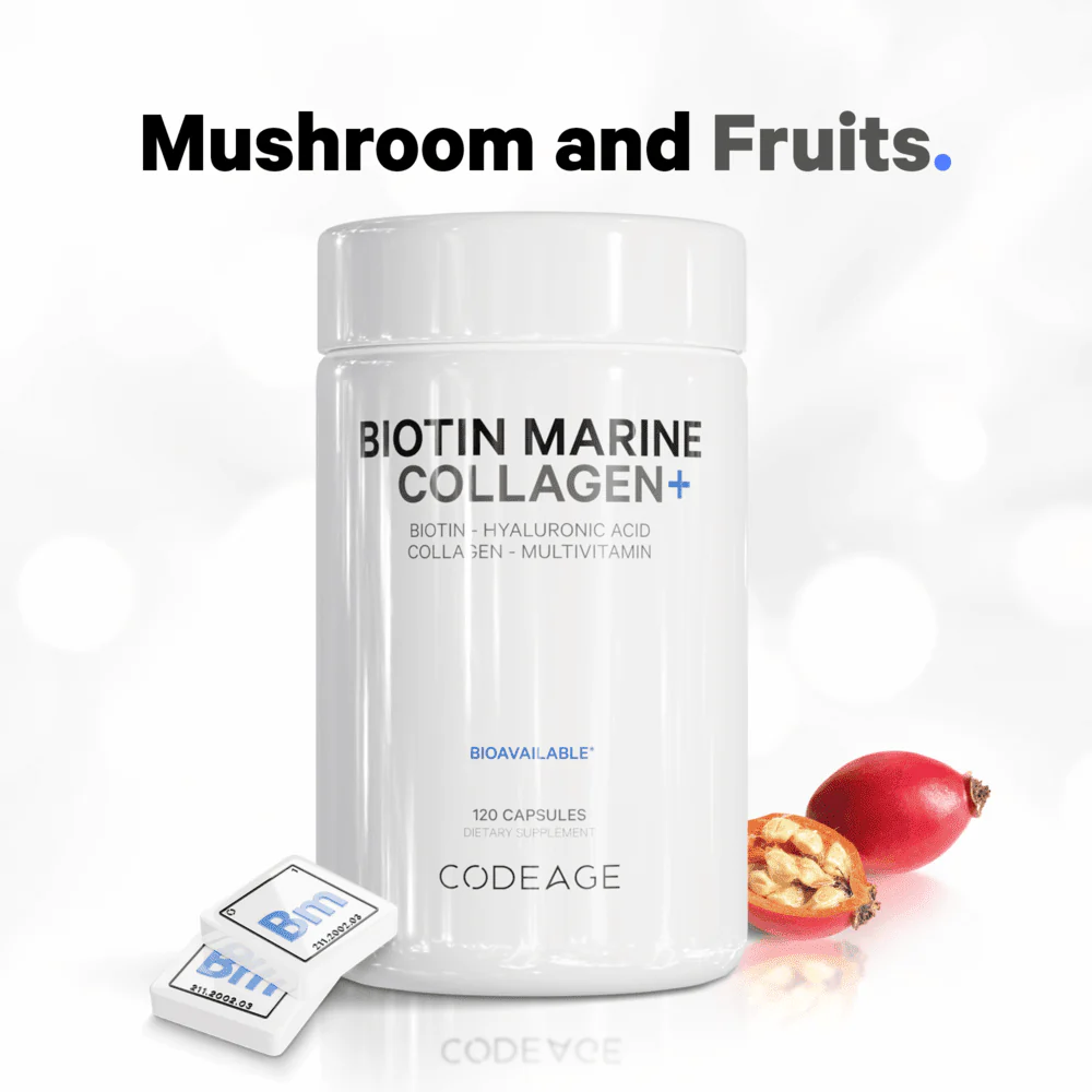 Codeage Biotin Marine Collagen Capsules - Image 4