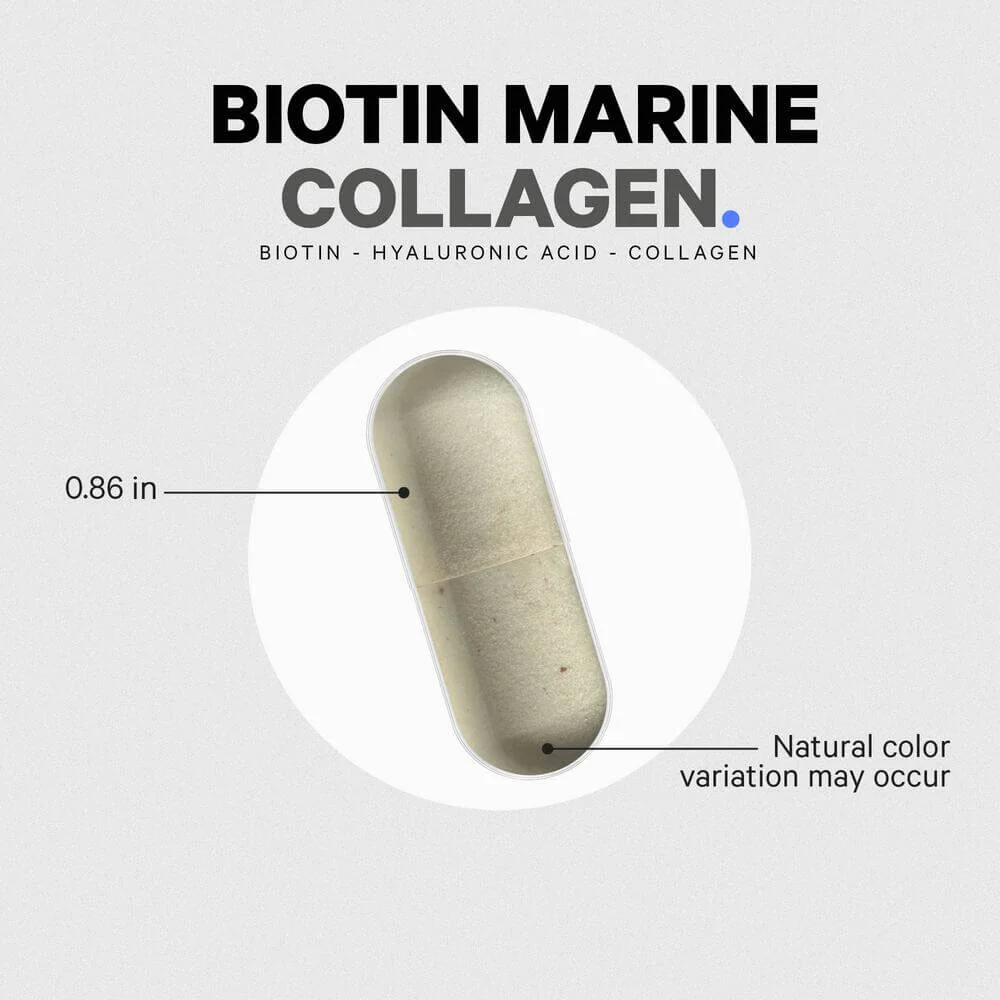 Codeage Biotin Marine Collagen Capsules - Image 5