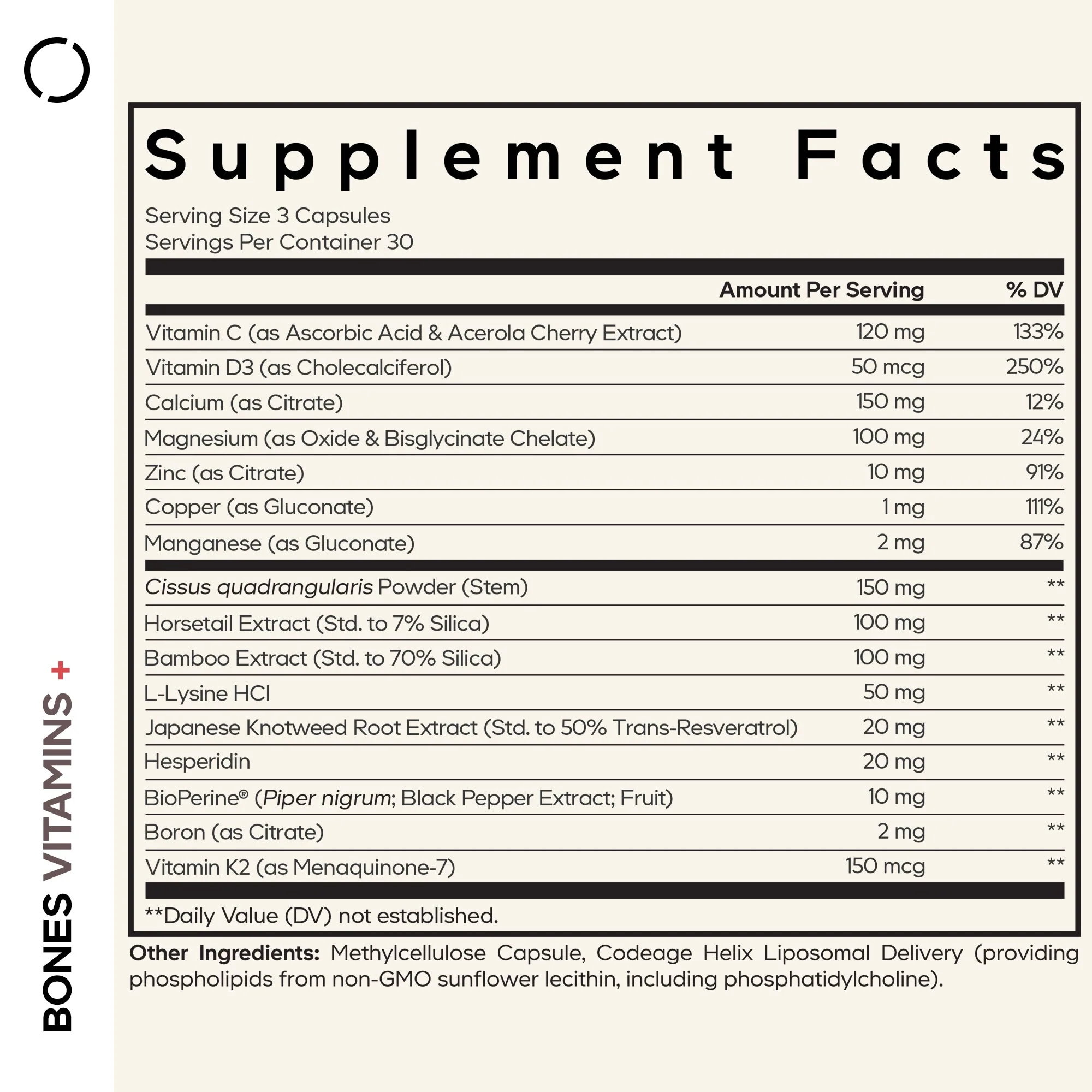 Codeage Bones Vitamins+ - Image 2
