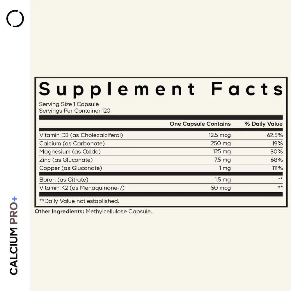 Codeage Calcium Pro+ Calcium Magnesium Supplement - Image 2