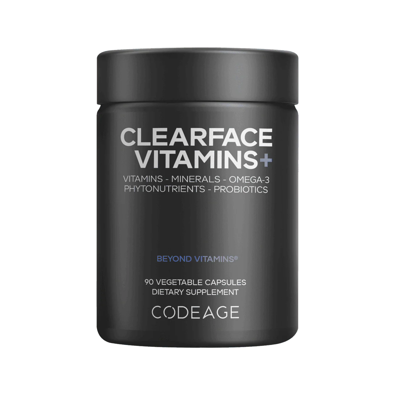Codeage Clearface Vitamins+ Minerals Supplement Black Edition