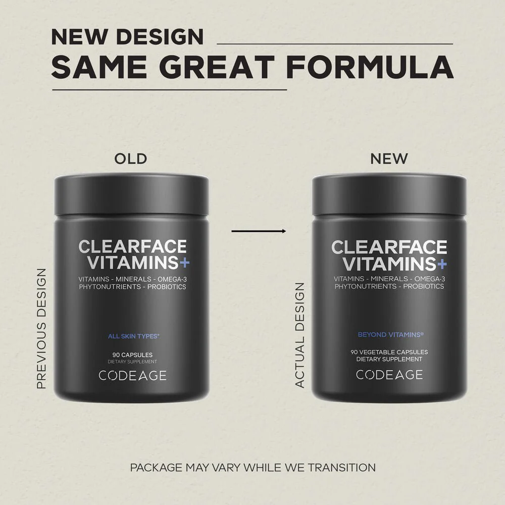 Codeage Clearface Vitamins+ Minerals Supplement Black Edition - Image 2
