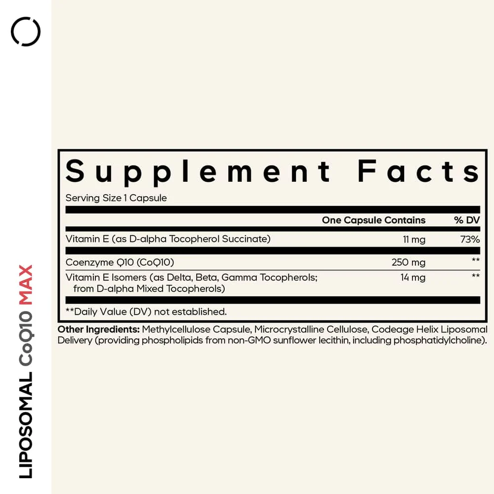Codeage CoQ 10 Max Centurion Supplement - Image 3