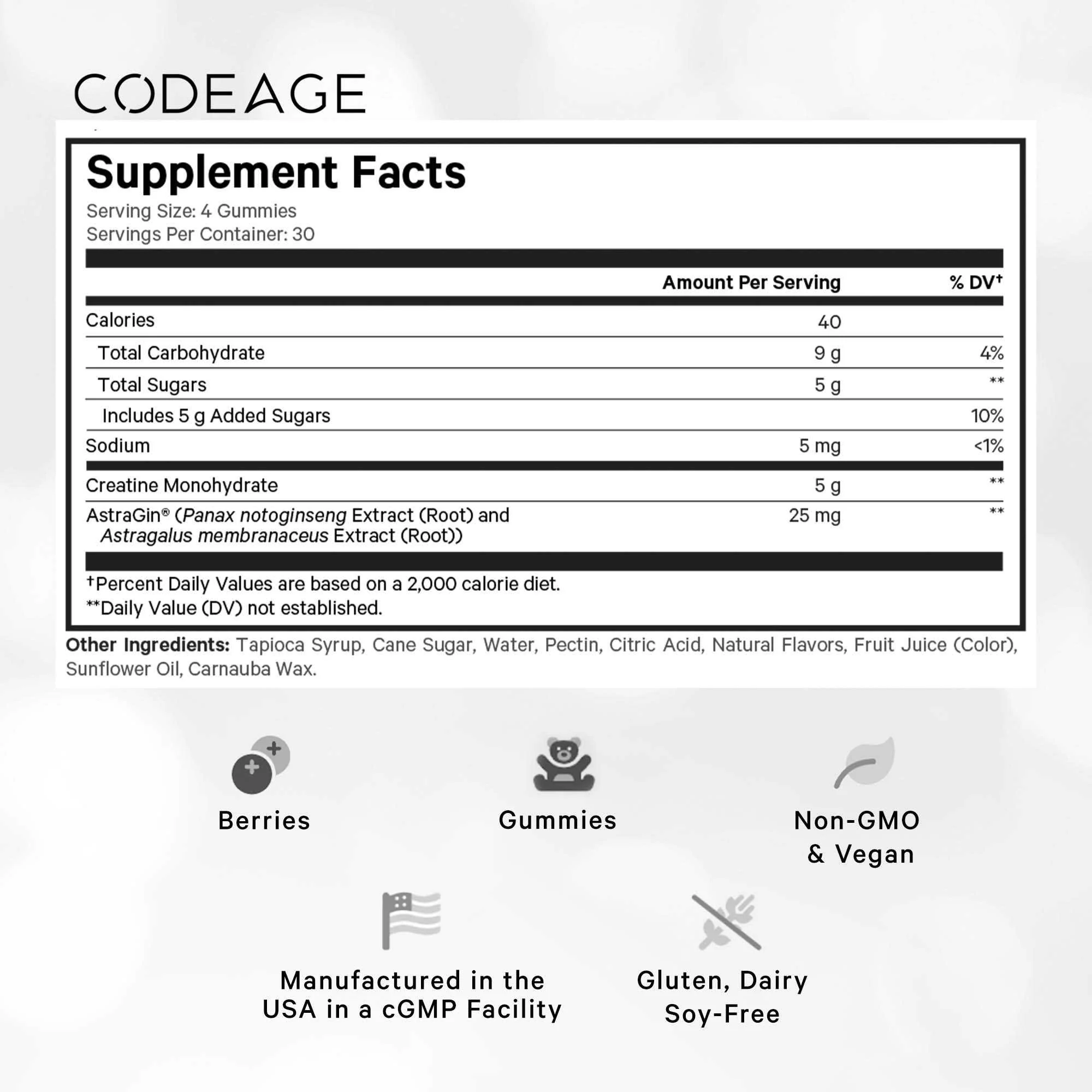 Codeage Creatine Gummies - Image 2