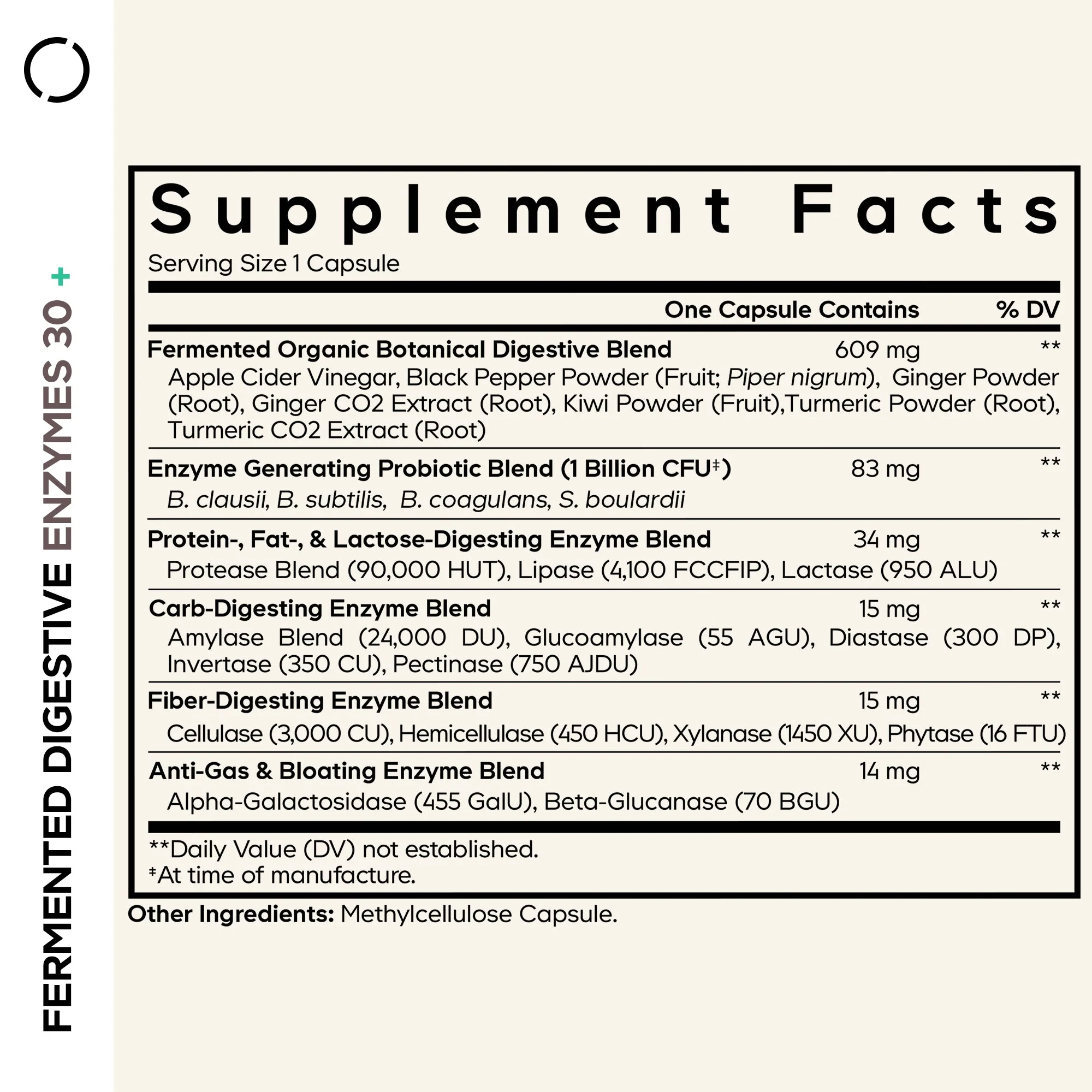 Codeage Fermented Digestive Enzymes - Image 2