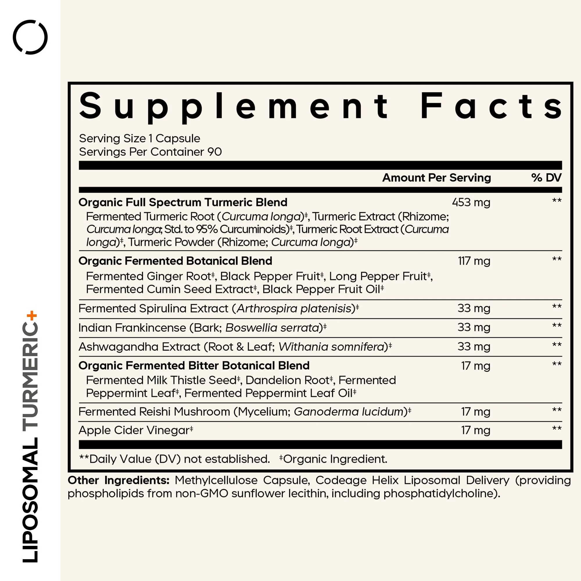 Codeage Liposomal Turmeric + - Image 2