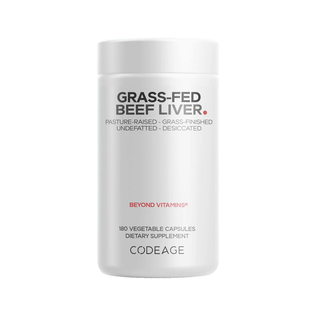Codeage Grass Fed Beef Liver Pasture Raised Dietary Supplement