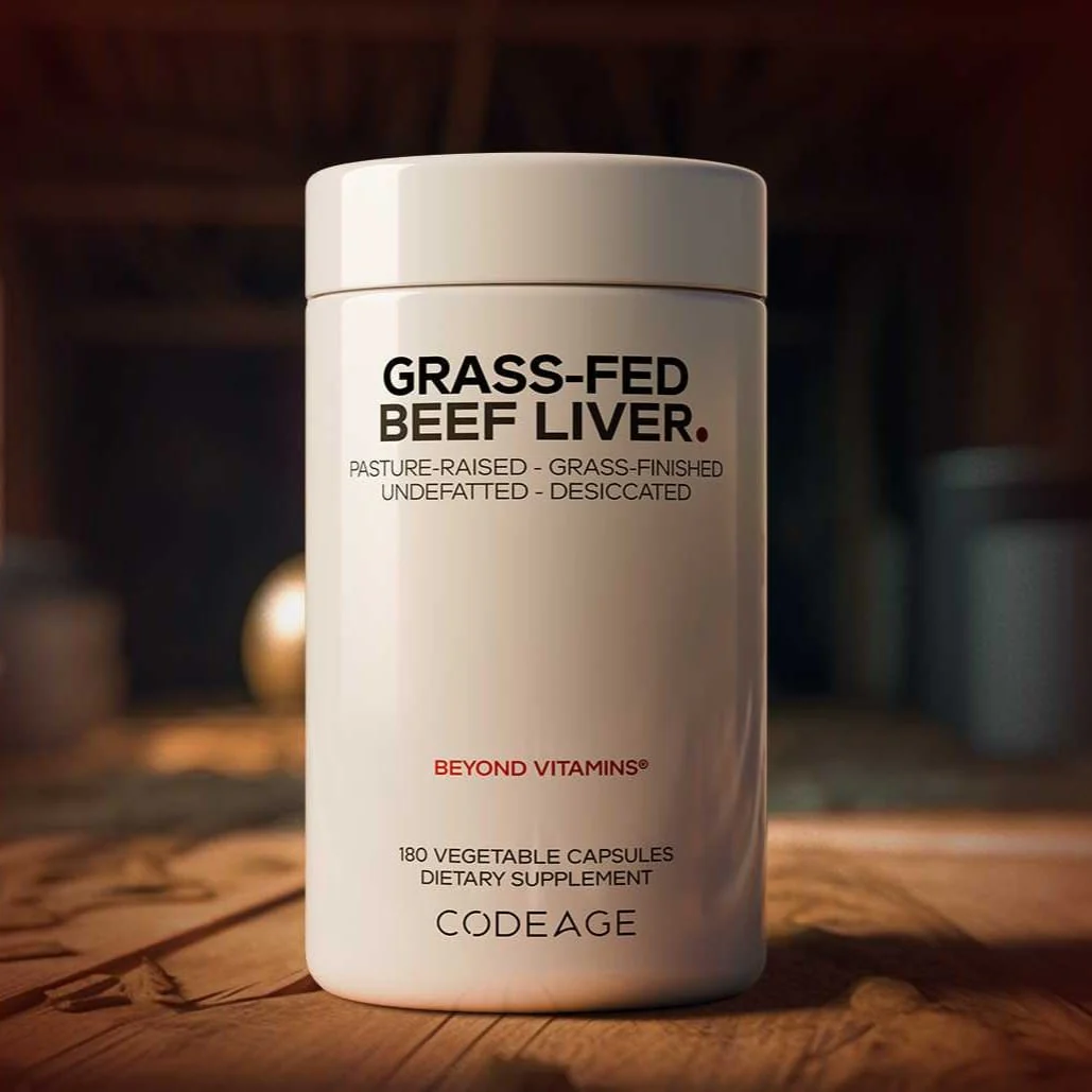 Codeage Grass Fed Beef Liver Pasture Raised Dietary Supplement - Image 3