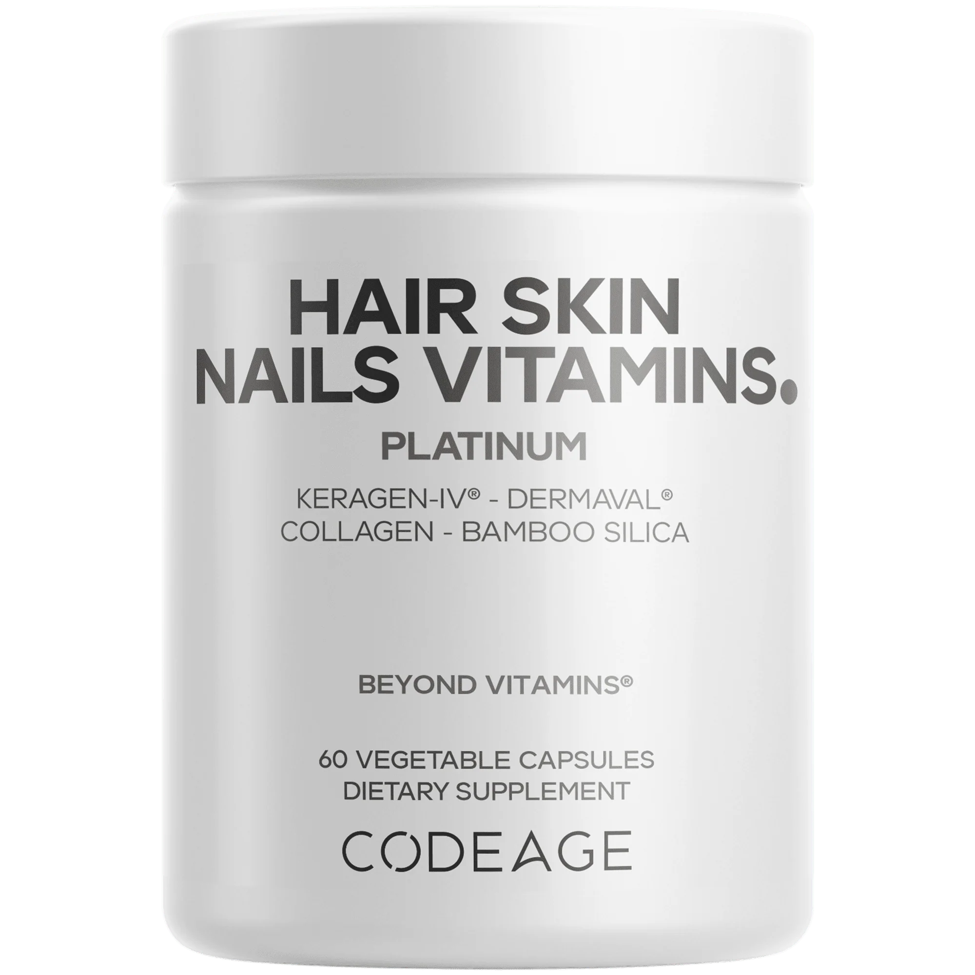 Codeage Hair Skin Nails Vitamins Platinum