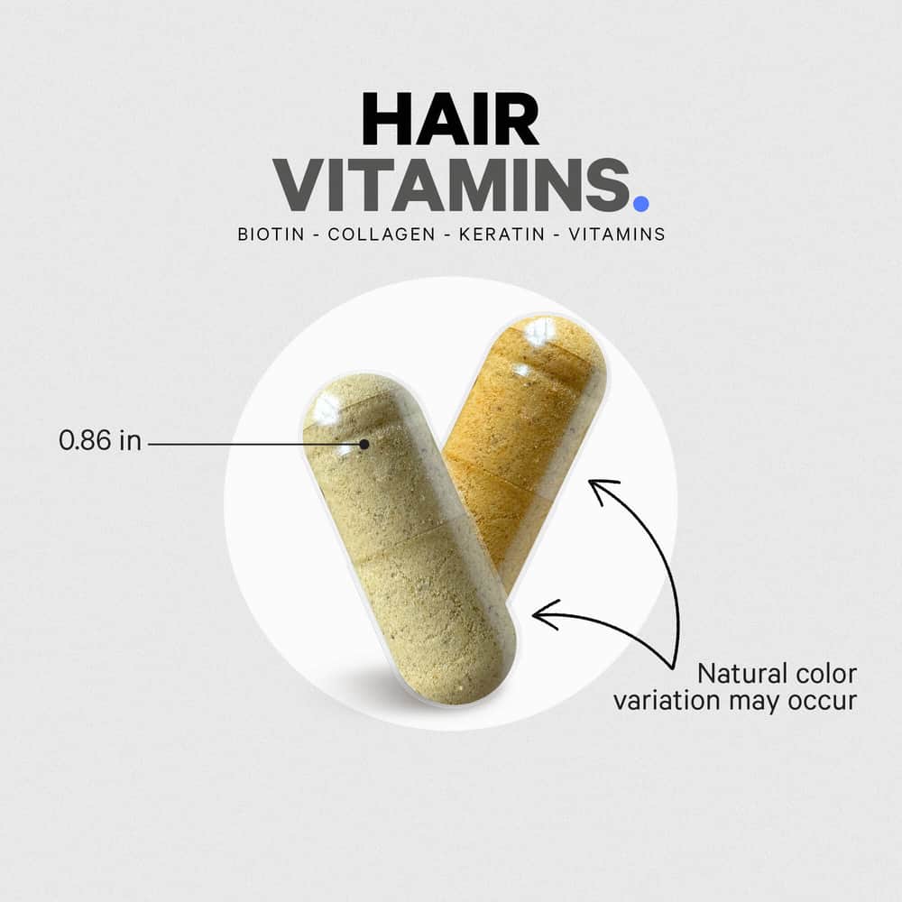Codeage Hair Vitamins Biotin - Collagen - Keartin - Vitamins - Image 5