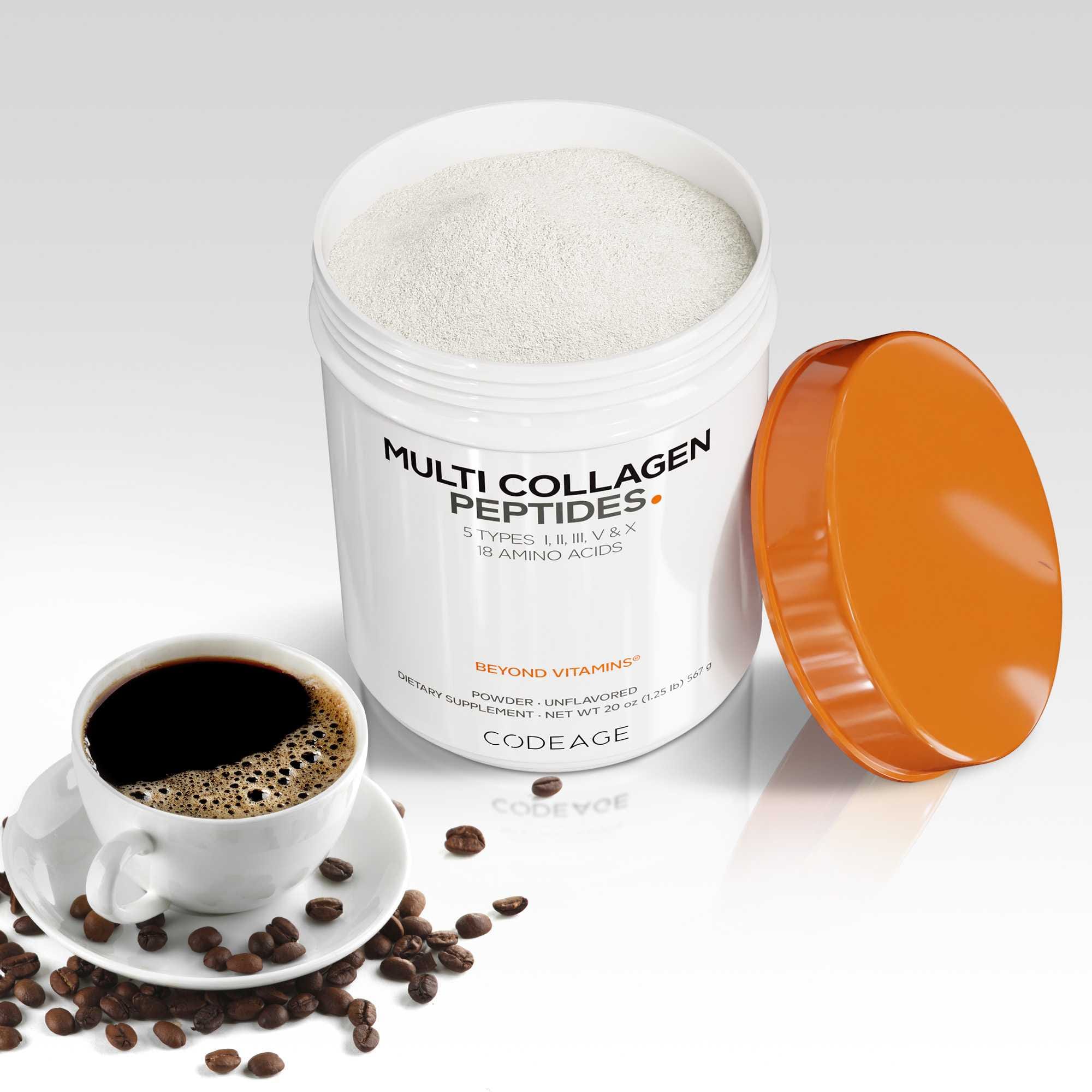 Codeage Hydrolyzed Multi Collagen Peptides Powder Supplement - Image 3
