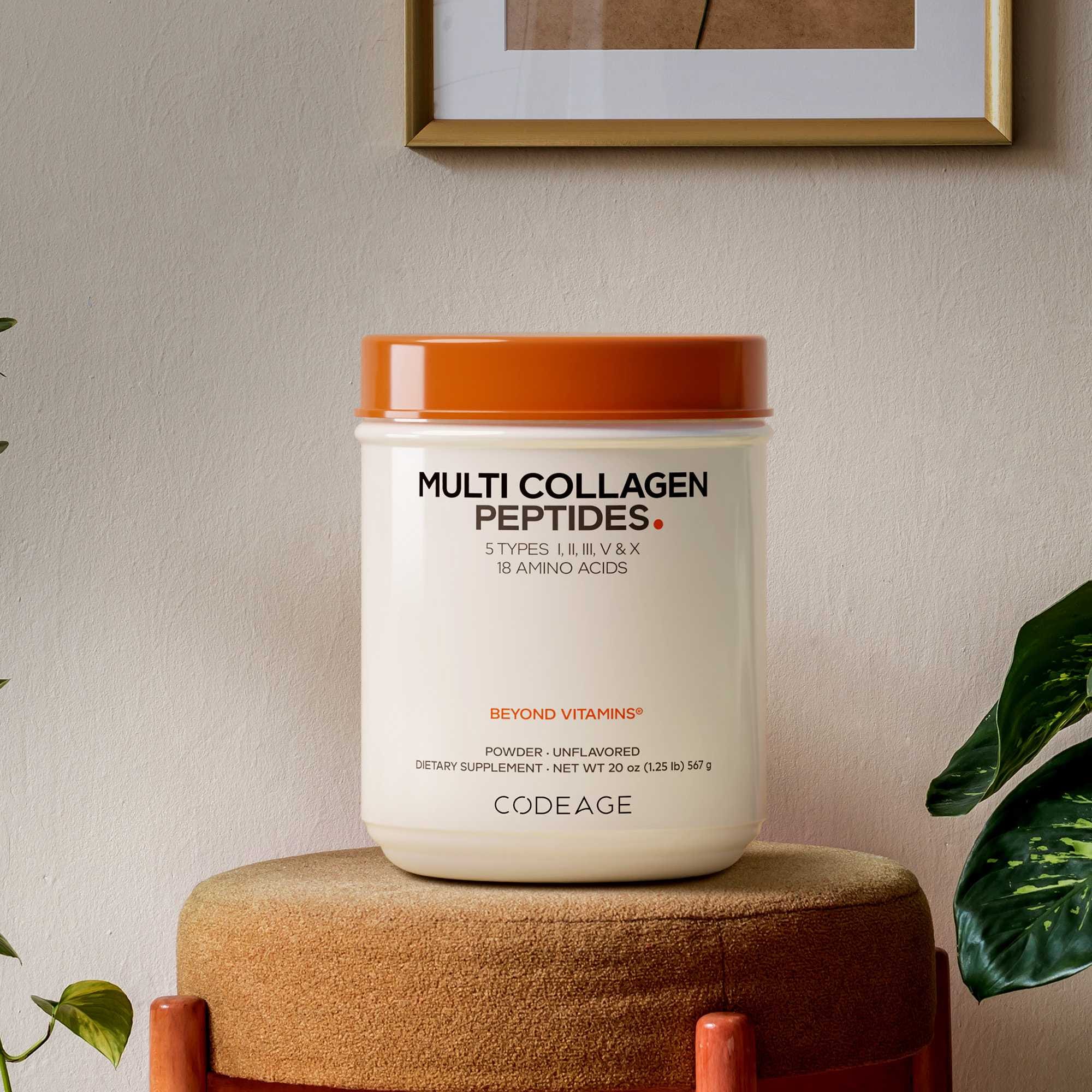 Codeage Hydrolyzed Multi Collagen Peptides Powder Supplement - Image 4