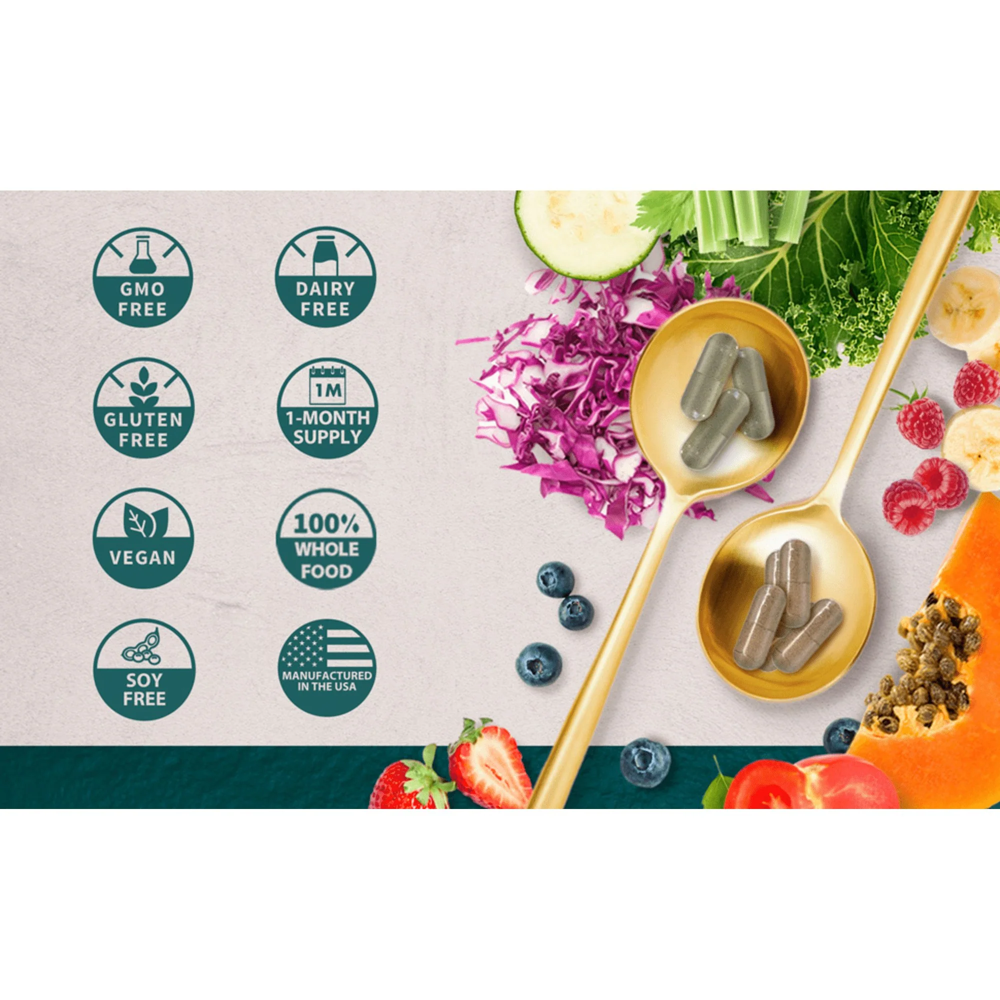 Codeage Instantfood Easy Veggies + Fast Fruits Bundle - Image 3