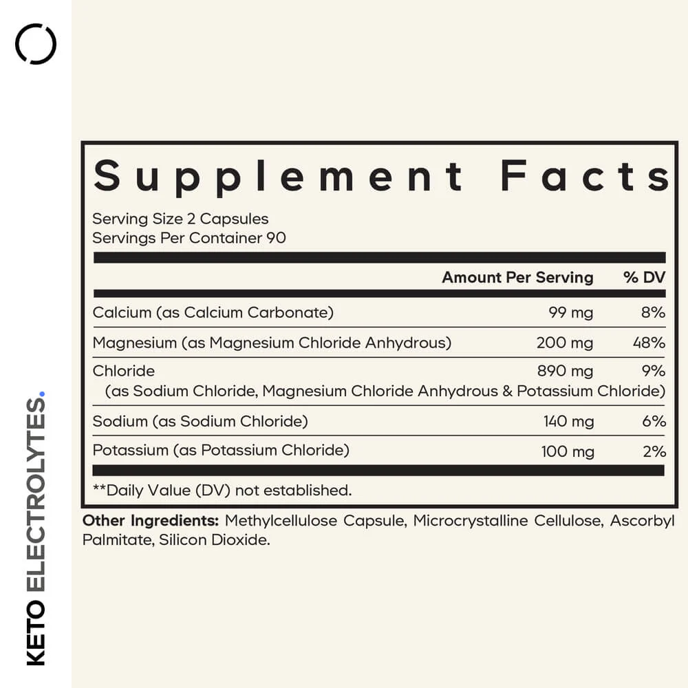 Codeage Keto Electrolytes Ketogenic Formula Essential Minerals Supplement - Image 2